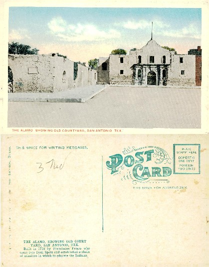 The Alamo Showing Old Courtyard