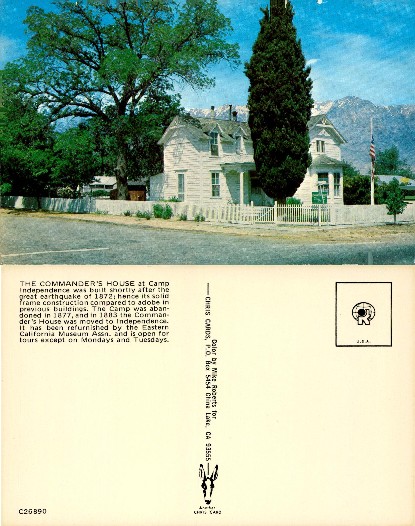 Commander's House at Camp Independence