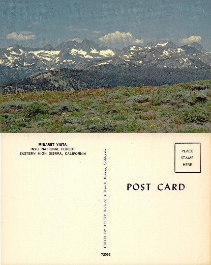 Minaret Vista, Eastern High Sierra