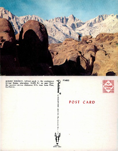 Mount Whitney from Alabama Hills