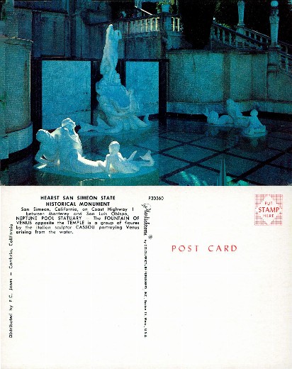 Neptune Pool Statuary, Hearst Castle