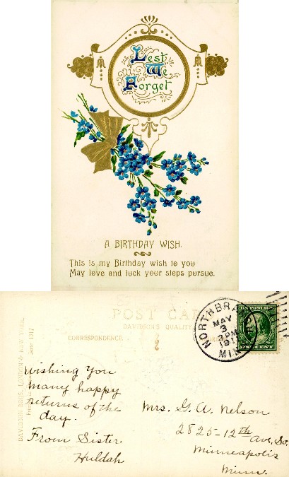 Lest We Forget Birthday Flowers