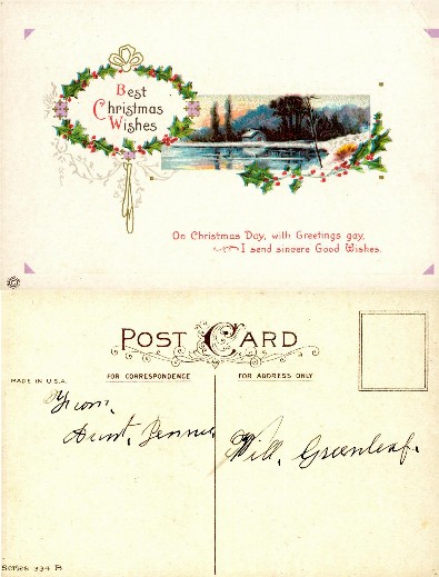 Christmas Wishes Winter Scene
