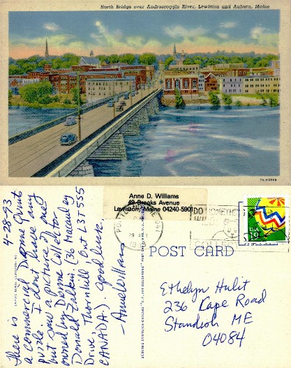 North Bridge over Androscoggin River