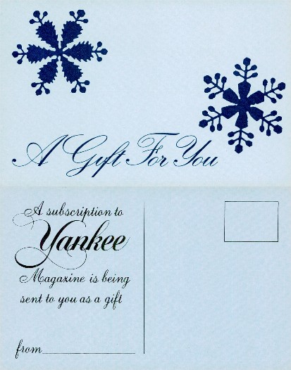 Magazine Gift Announcement