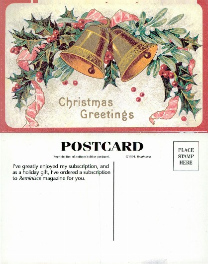 Christmas Bells, Holly & Mistletoe