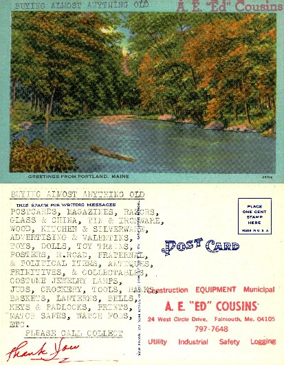 Scenic Waterway with Autumn Trees