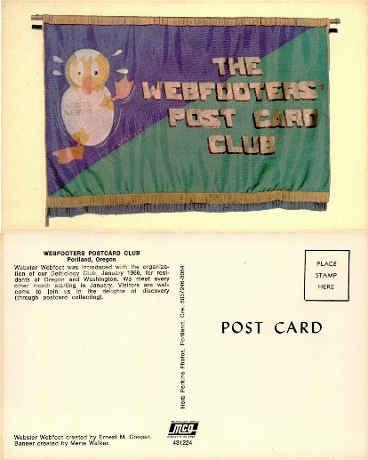 Webfooters Post Card Club Banner
