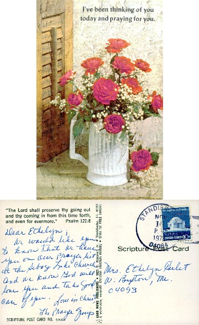 Vase of Red Roses with Religious Text