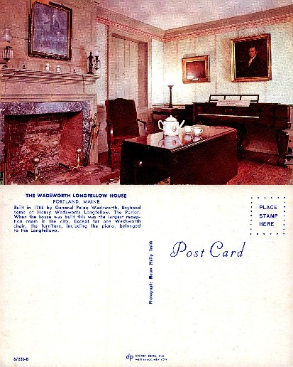 Wadsworth Longfellow House Parlor