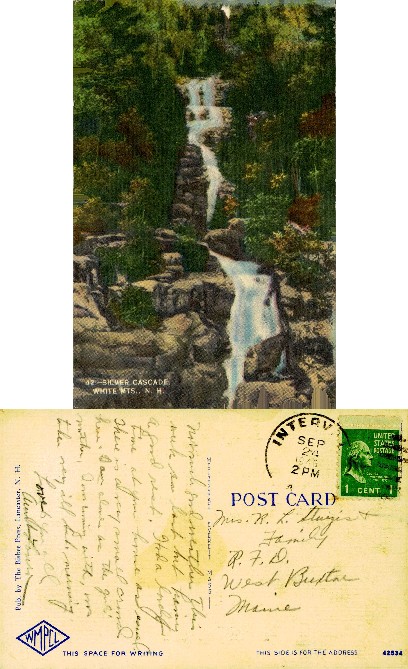 Silver Cascade Waterfall, White Mountains