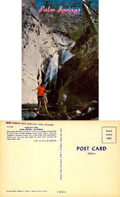 Woman at Tahquitz Falls, Palm Springs