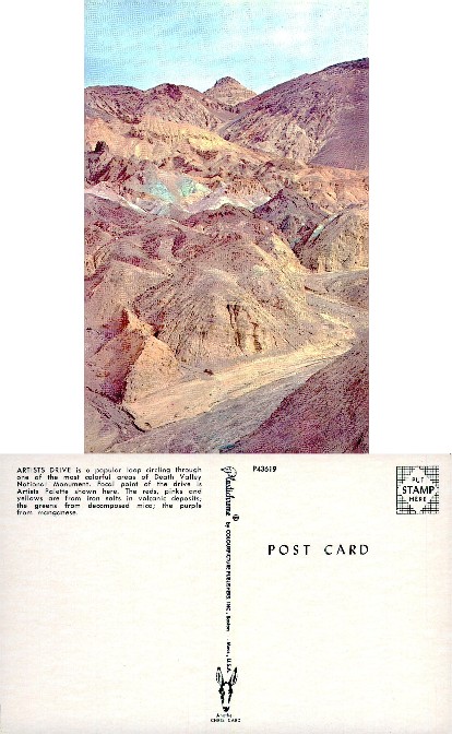 Artists Palette, Death Valley Mountains