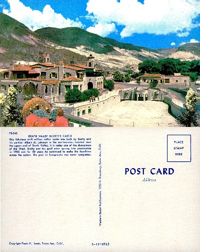 Scotty's Castle with Unfinished Pool, Death Valley