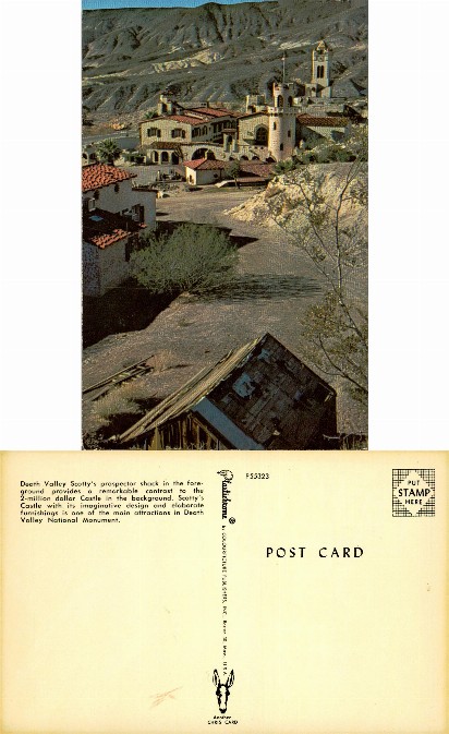 Scotty's Castle and Prospector Shack