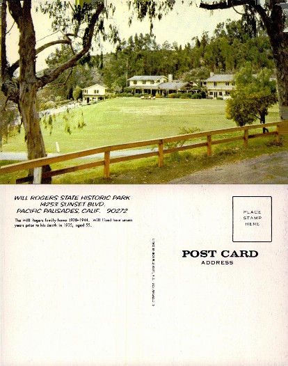 Will Rogers State Historic Park Estate