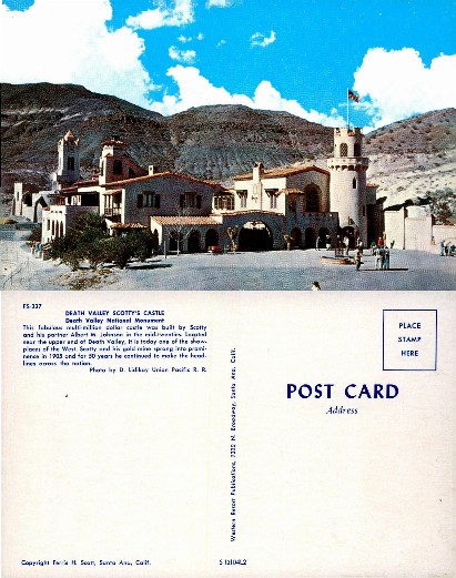 Scotty's Castle in Death Valley