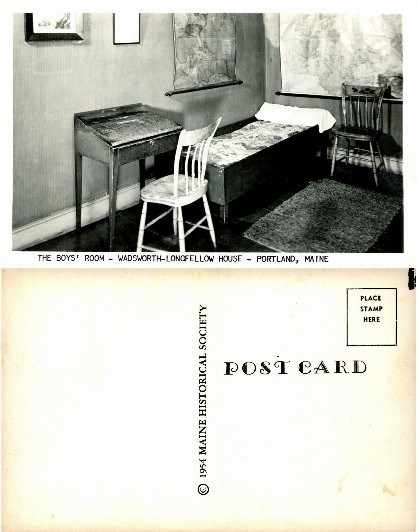 The Boys' Room, Wadsworth-Longfellow House