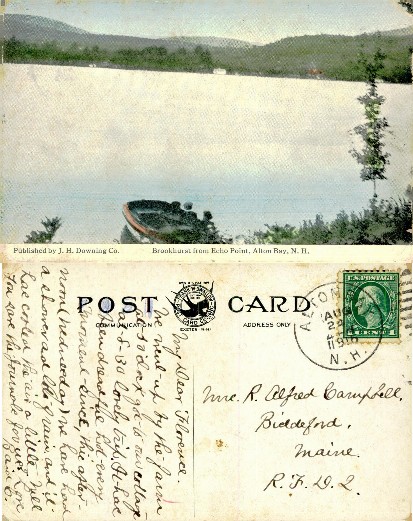Lake View with Rowboat and Shoreline