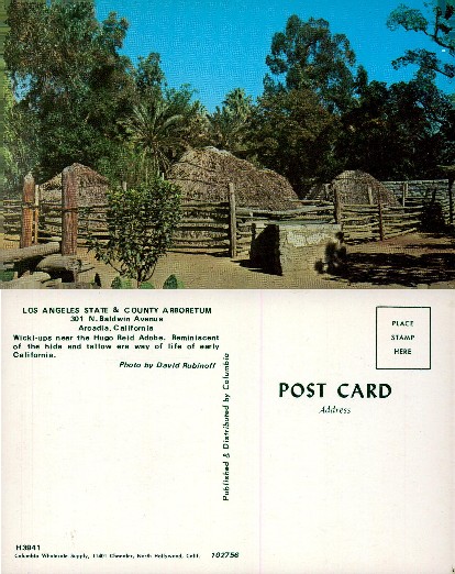 Wicki-ups at LA County Arboretum