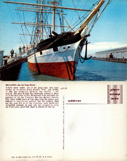 Sailing Ship Balclutha at Pier
