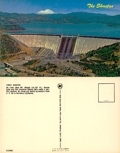 Mt. Shasta, Shasta Lake, & Shasta Dam