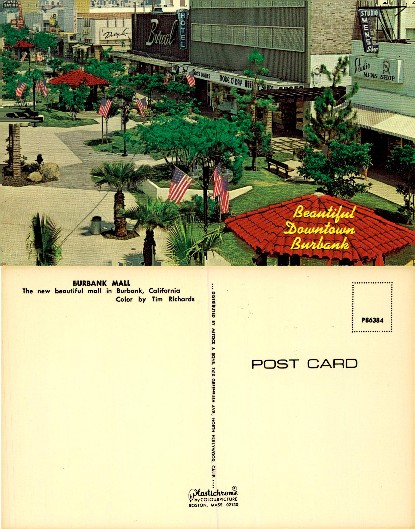 Burbank Mall Downtown Shopping Area