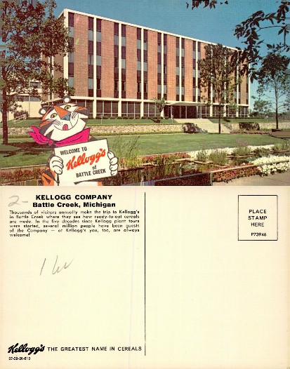 Kellogg Company Building & Tony the Tiger