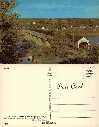 Longest Covered Bridge over River