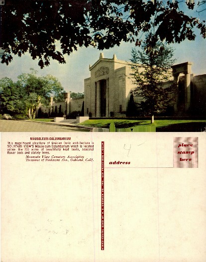 Mausoleum-Columbarium, Mountain View