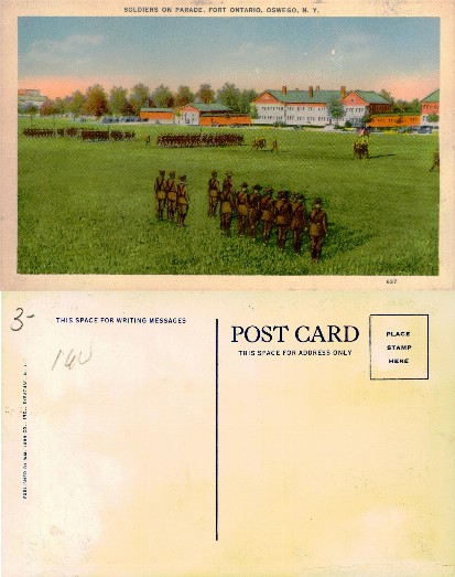Soldiers on Parade, Fort Ontario
