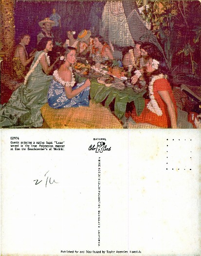 Luau Feast at Don the Beachcomber's Waikiki