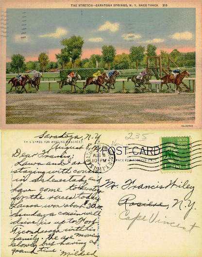 Horse Race on Track