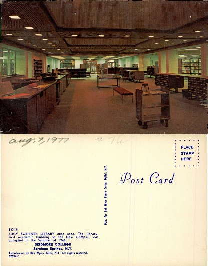 Lucy Scribner Library Interior
