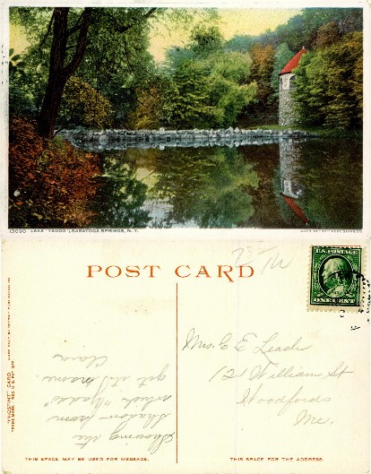 Lake Yaddo with Stone Tower