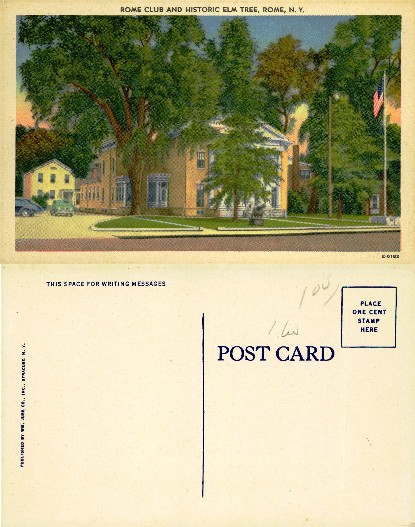 Rome Club Building and Historic Elm Tree