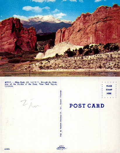 Pikes Peak & Garden of the Gods View