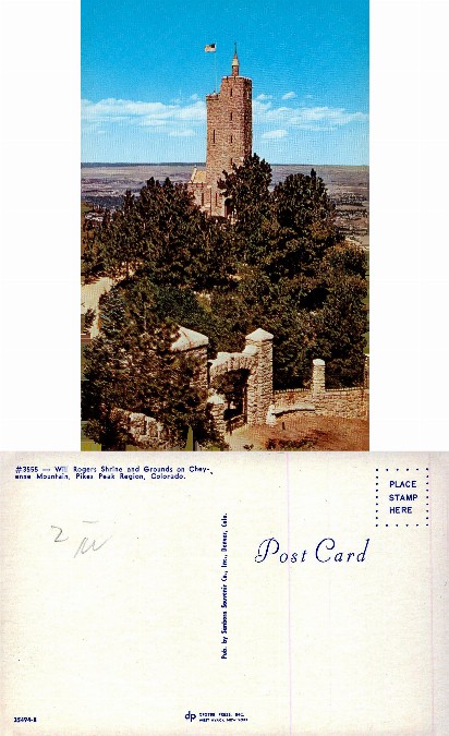 Will Rogers Shrine & Grounds, Cheyenne Mountain