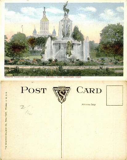 Corning Fountain and State Capitol, Hartford