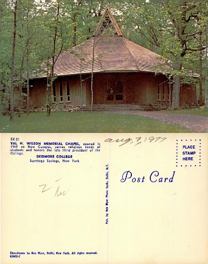 Val H. Wilson Memorial Chapel, Skidmore