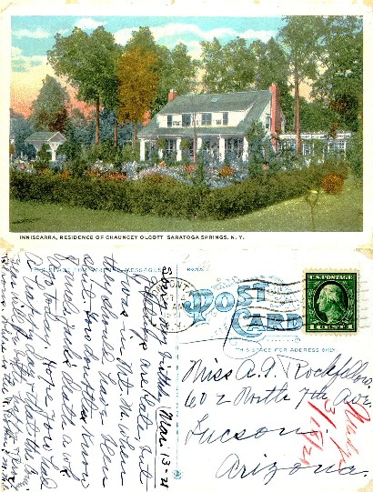 Inniscarra Residence of Chauncey Olcott
