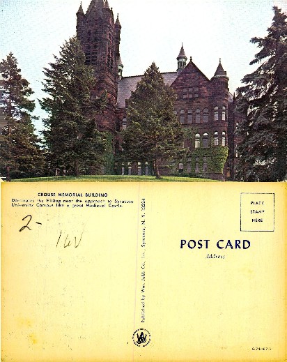Crouse Memorial Building, Syracuse University