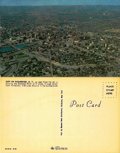Aerial View of Rochester City