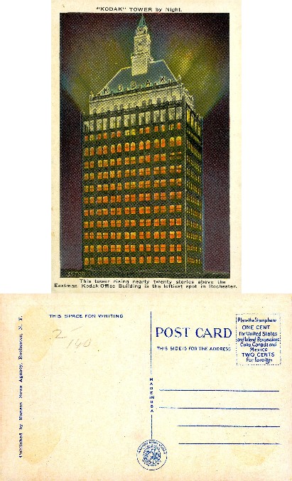Kodak Tower by Night