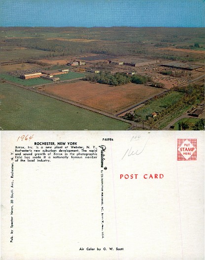 Aerial View of Xerox Plant, Webster