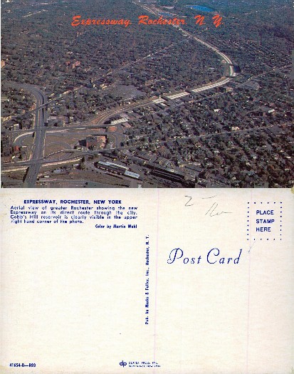 Aerial View of Rochester Expressway