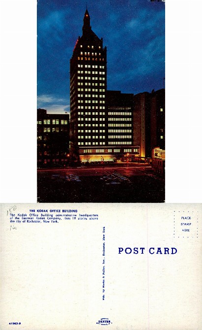 Kodak Office Building at Night