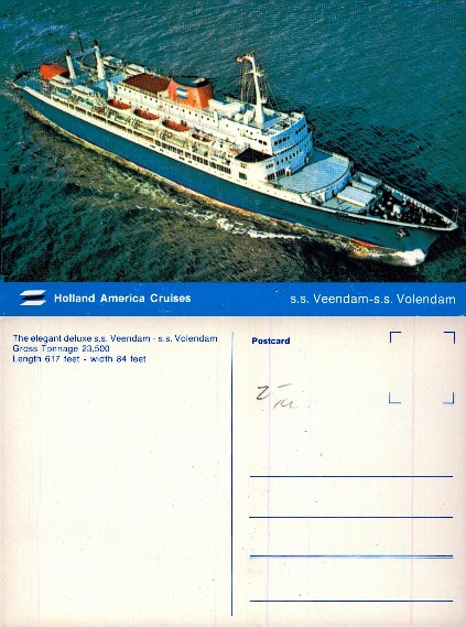Holland America Cruise Ship at Sea