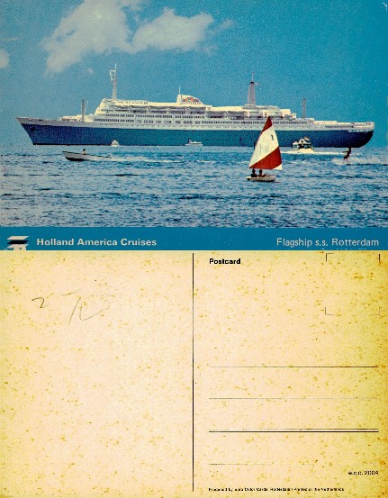 Cruise Ship s.s. Rotterdam at Sea