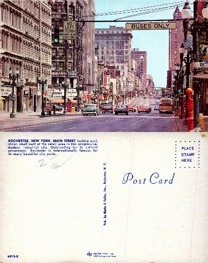 Downtown Street Scene with Cars